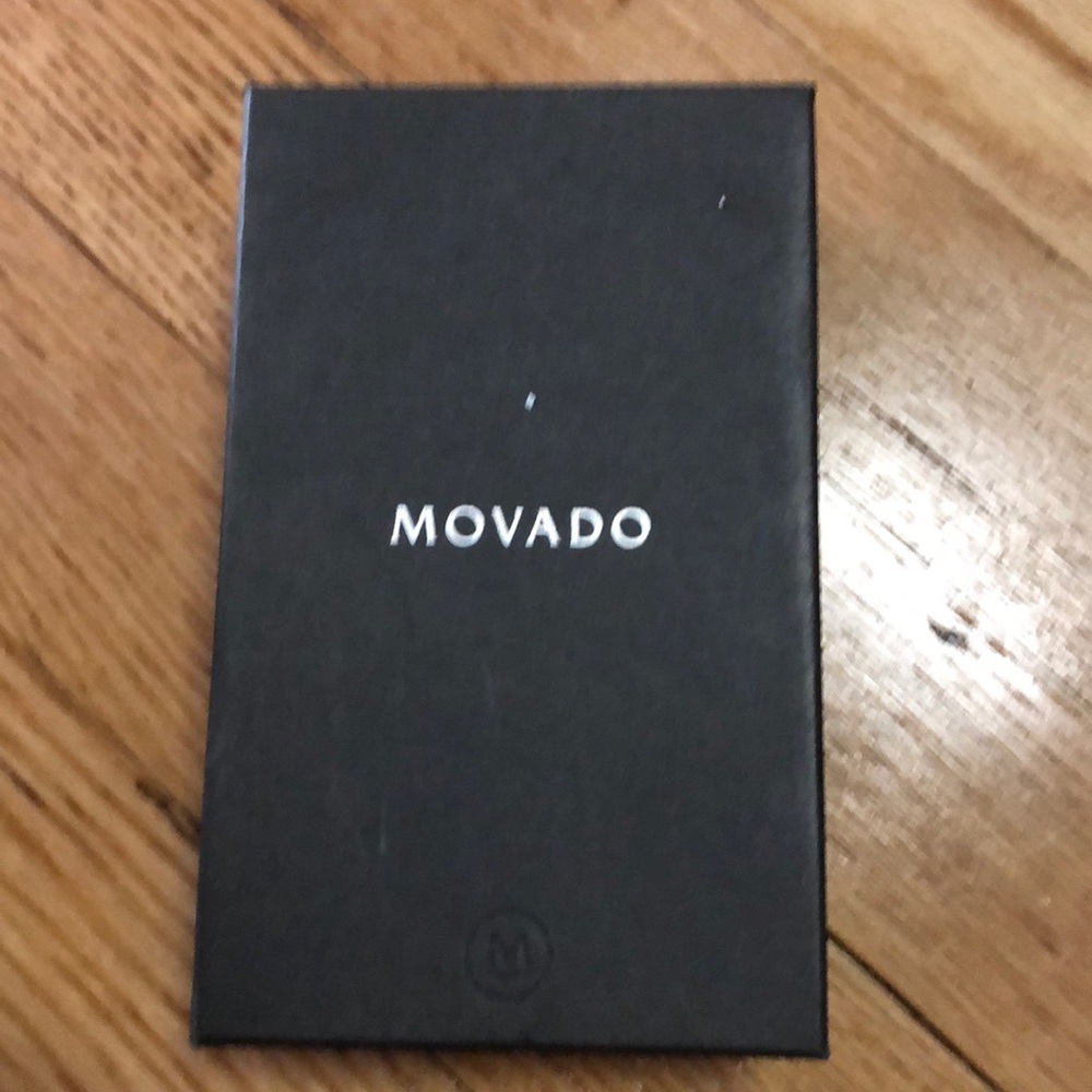 Movado Silver band watch